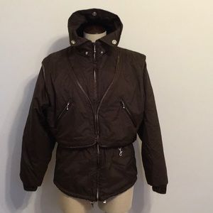 Obermeyer Lolita Brown Ski/Winter Jacket Sz 18Jr